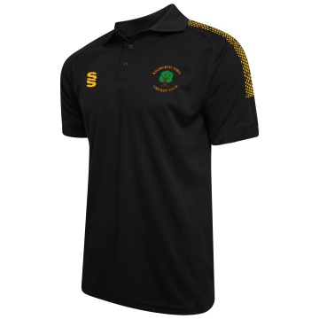 Kegworth Town CC - Supporters - Dual Solid Colour Polo - Black